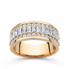 1.70 Carat Baguette Statement Diamond Ring in 18ct Rose Gold