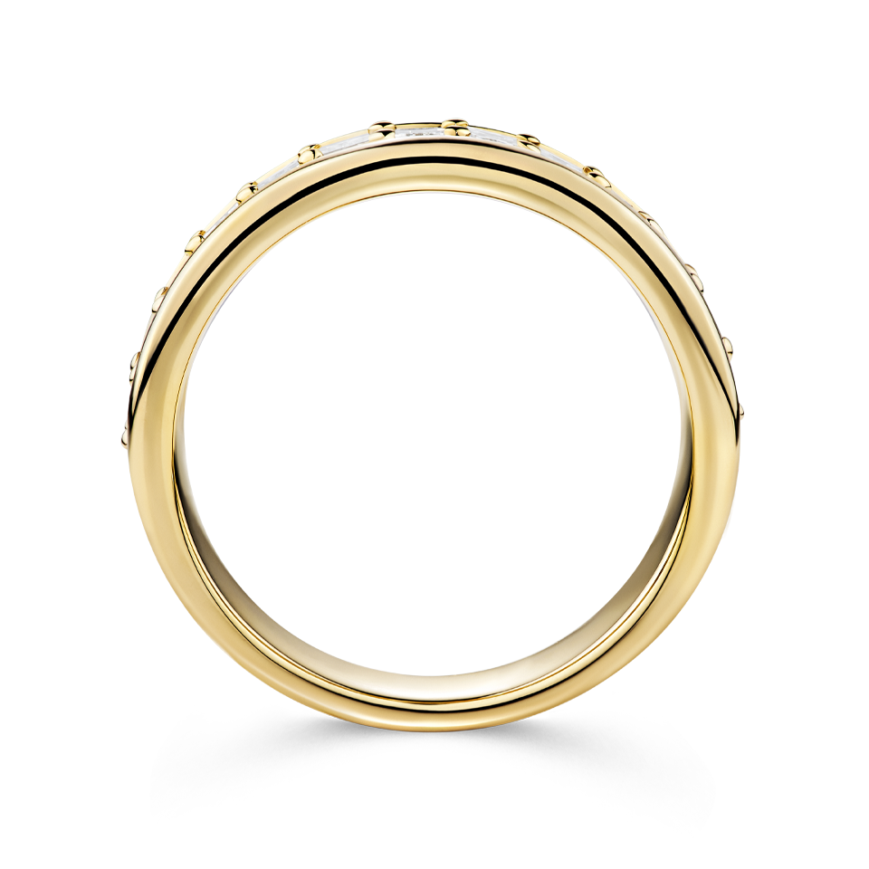 Baguette Statement Diamond Ring in 18ct Yellow Gold Hardy Brothers Jewellers