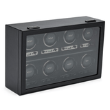 WOLF 1834 British Racing Black 8 Piece Watch Winder | Hardy Brothers Jewellers