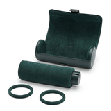 WOLF 1834 British Racing Green Triple Watch Roll | Hardy Brothers Jewellers