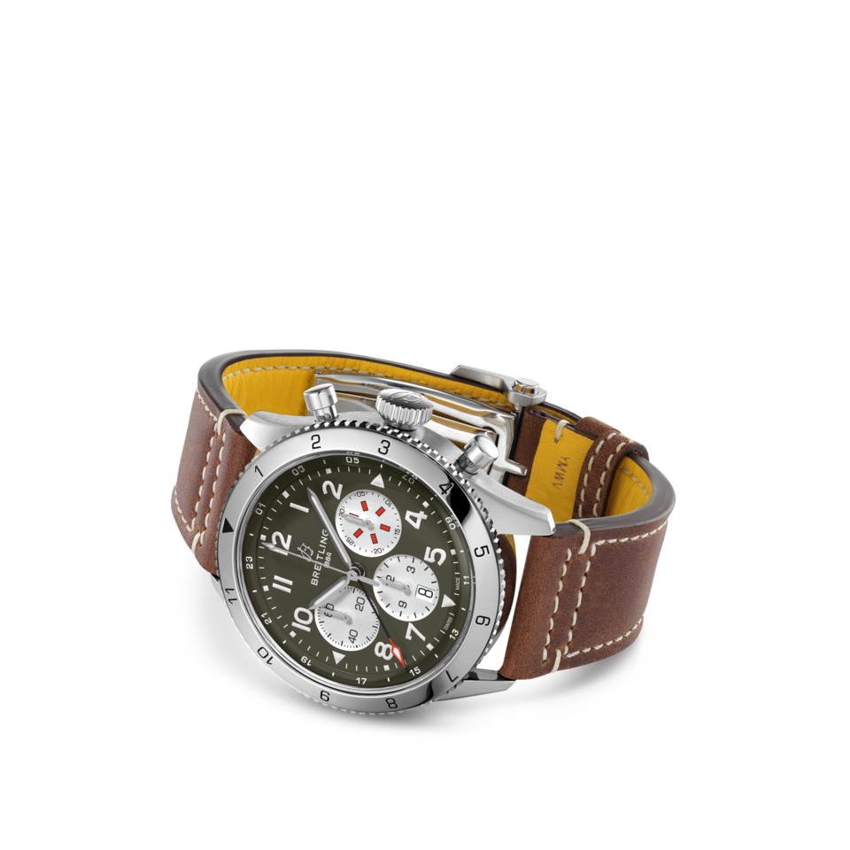 Breitling Super AVI B04 Chronograph GMT 46 Curtiss Warhawk Breitling