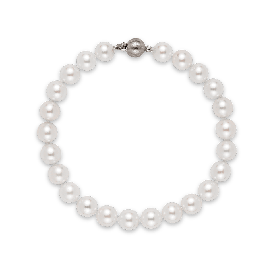 Akoya Pearl Bracelet in 18ct White Gold
