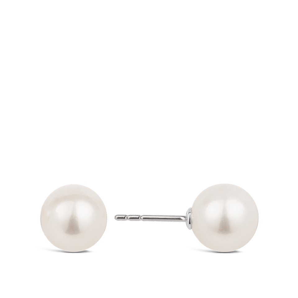 Akoya Pearl Stud Earrings in 18ct White Gold