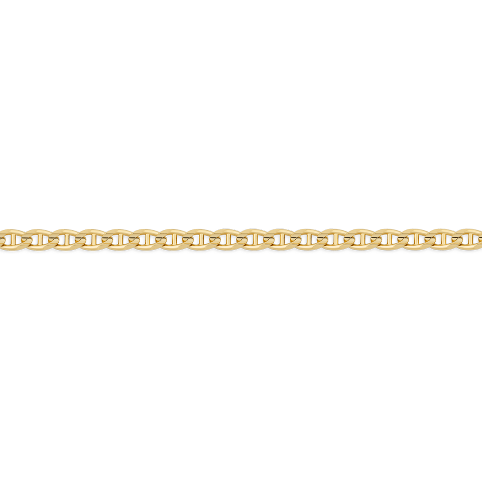 Anchor Link Chain Bracelet in 18ct Yellow Gold