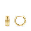 Barrel Huggie Earrings in 18ct Yellow Gold | Hardy Brothers Jewellers