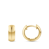 Barrel Huggie Earrings in 18ct Yellow Gold | Hardy Brothers Jewellers
