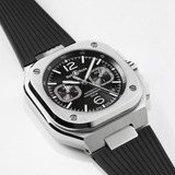 Bell & Ross BR-05 Automatic Chronograph 40mm Watch BR05C-BL-ST/SRB