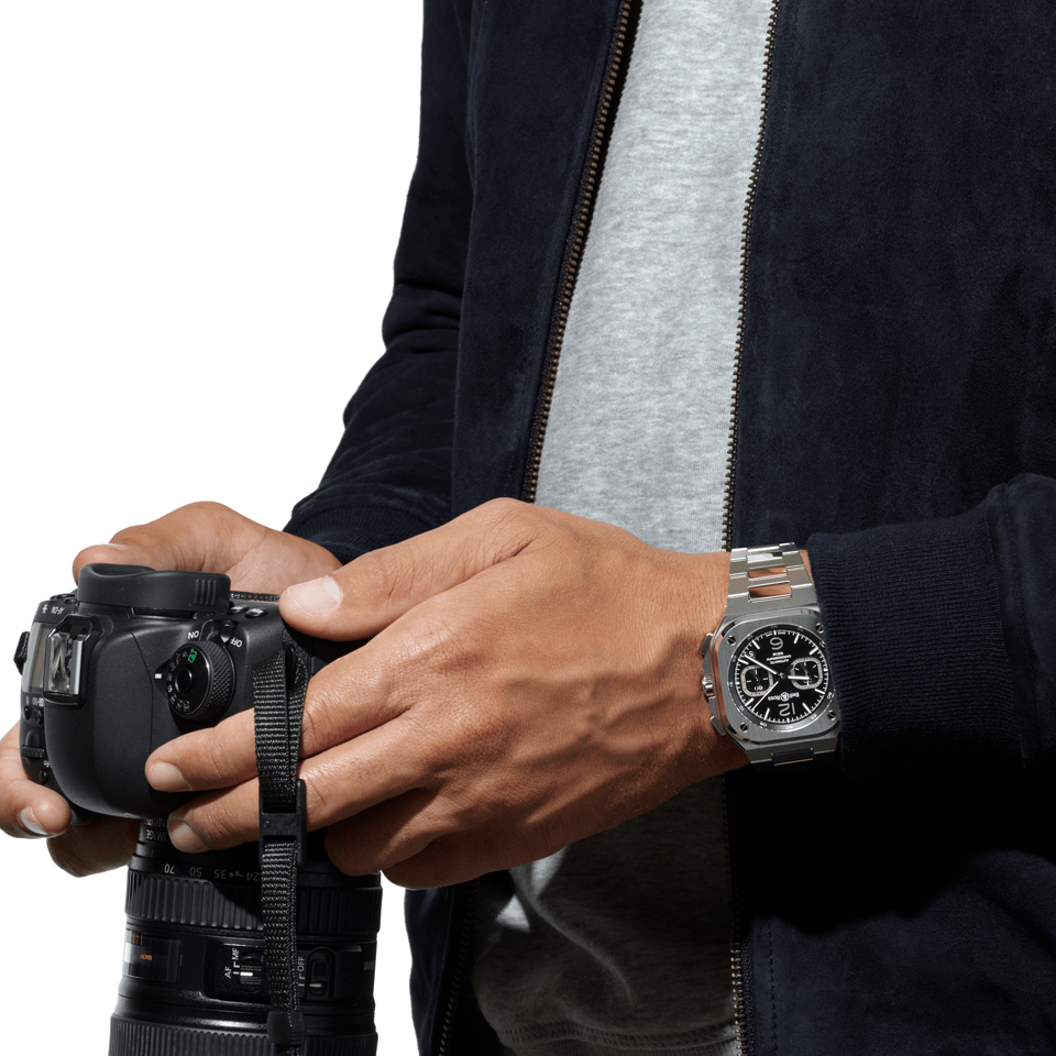 Bell & Ross BR-05 Automatic Chronograph Watch BR05C-BL-ST/SST