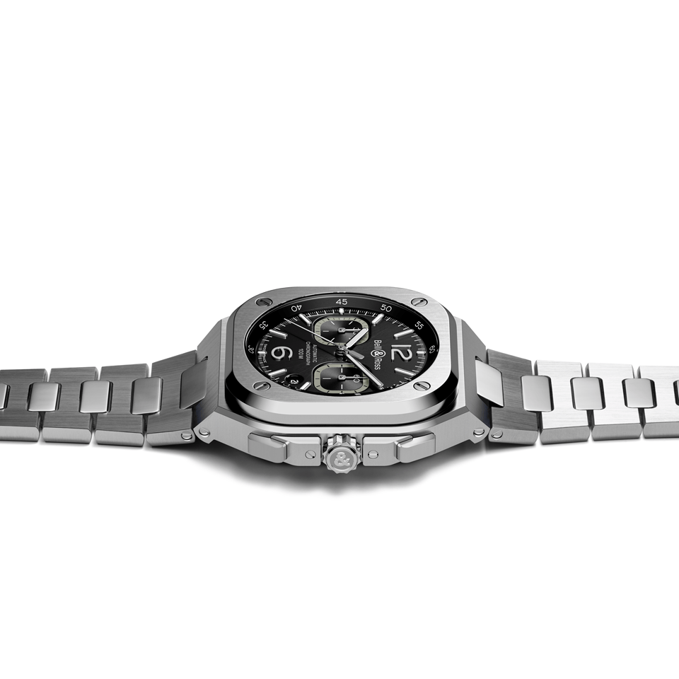 Bell & Ross BR-05 Automatic Chronograph Watch BR05C-BL-ST/SST