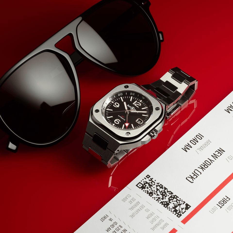 Bell & Ross BR-05 Automatic GMT 40mm Watch BR05G-BL-ST/SST