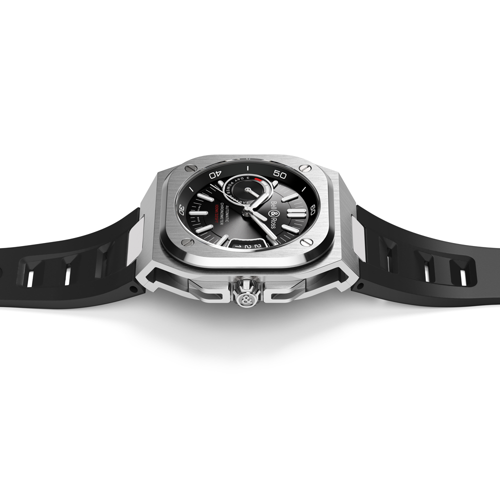 Bell & Ross BR-X5 Black Dial Stainless Steel Automatic Watch 41mm BRX5R-BL-ST/SRB Hardy Brothers Jewellers