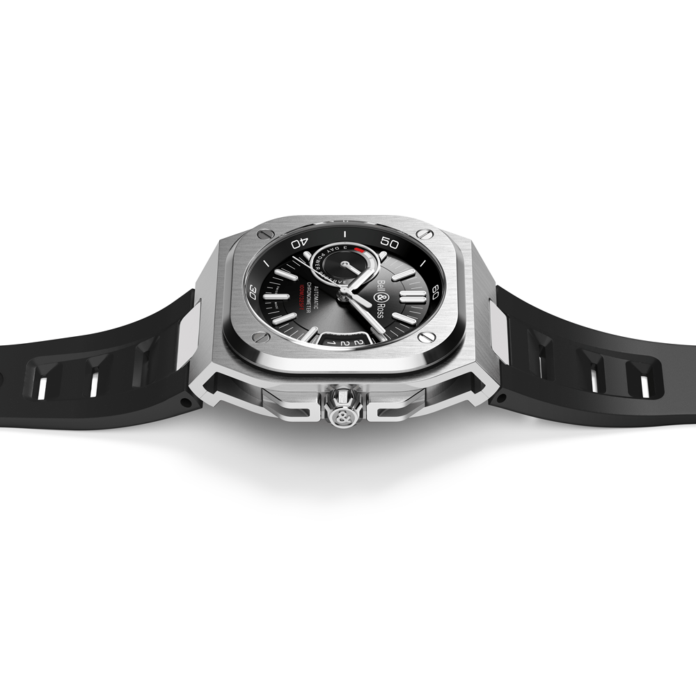 Bell & Ross BR-X5 Black Dial Rubber Strap - Hardy Brothers Jewellers