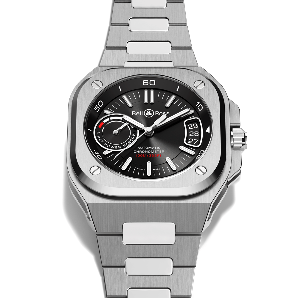 Bell & Ross BR-X5 Black Dial Stainless Steel Automatic Watch 41mm BRX5R-BL-ST/SST Hardy Brothers Jewellers