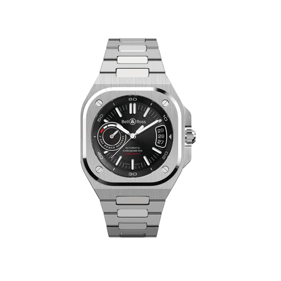 Bell & Ross BR-X5 Black Dial Stainless Steel Automatic Watch 41mm BRX5R-BL-ST/SST Hardy Brothers Jewellers