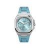 Bell & Ross BR-X5 Ice Blue Rubber Strap - Hardy Brothers Jewellers