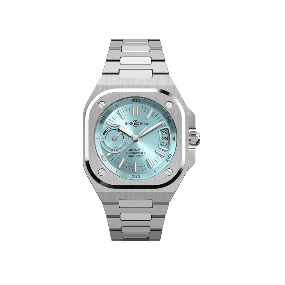 Bell & Ross BR-X5 Ice Blue Dial Stainless Steel Automatic Watch 41mm BRX5R-IB-ST/SST Hardy Brothers Jewellers
