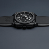 Bell & Ross BR-03 Automatic Chronograph Watch BR0394-BL-CE