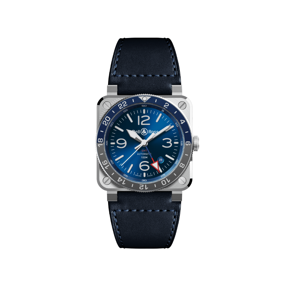 Bell & Ross BR 03-93 GMT Blue | Hardy Brothers Jewellers