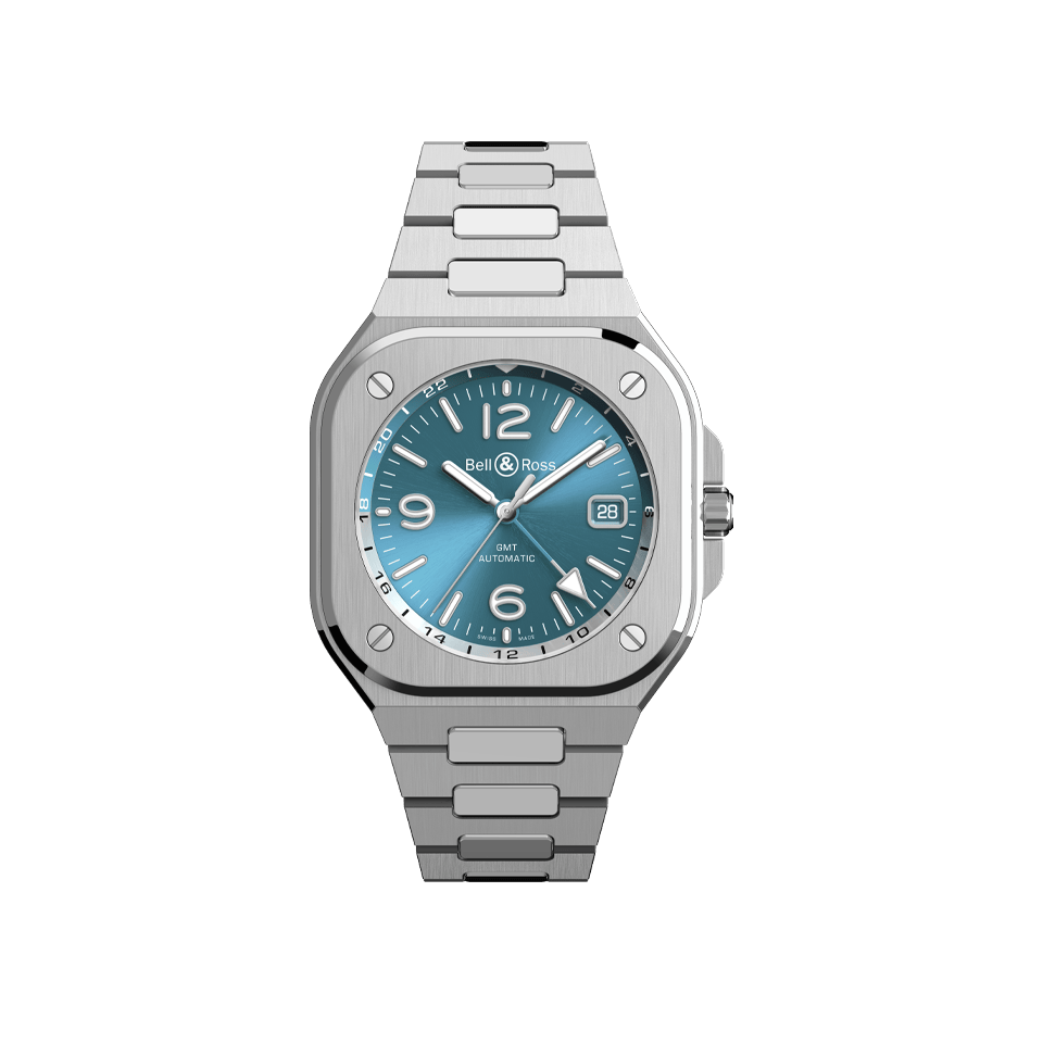Bell & Ross BR 05 GMT Sky Blue | Hardy Brothers Jewellers