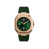 Bell & Ross BR 05 Green & Gold on Alligator Strap | Hardy Brothers Jewellers