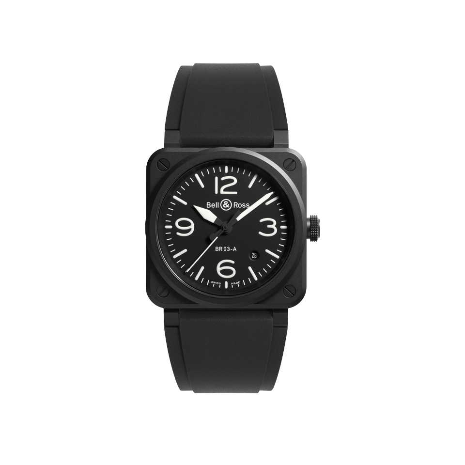 Hardy Brothers Jewellers | Bell & Ross BR 03 Black Matte 41.00mm