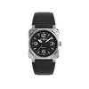 Bell & Ross BR 03 Black Steel 41.00mm BR03A-BL-ST/SRB Hardy Brothers Jewellers