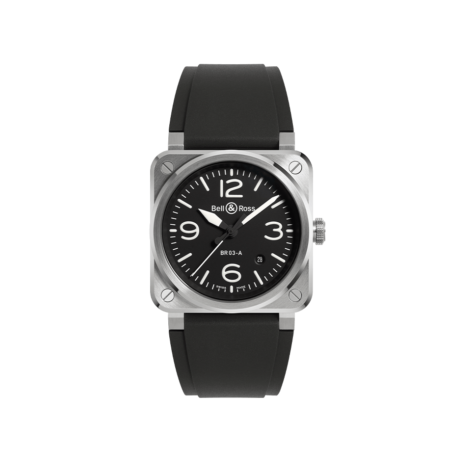 Hardy Brothers Jewellers | Bell & Ross BR 03 Black Steel 41.00mm