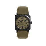 Bell & Ross BR 03 Military Ceramic 41.00mm BR03A-MIL-CE/SRB Hardy Brothers Jewellers