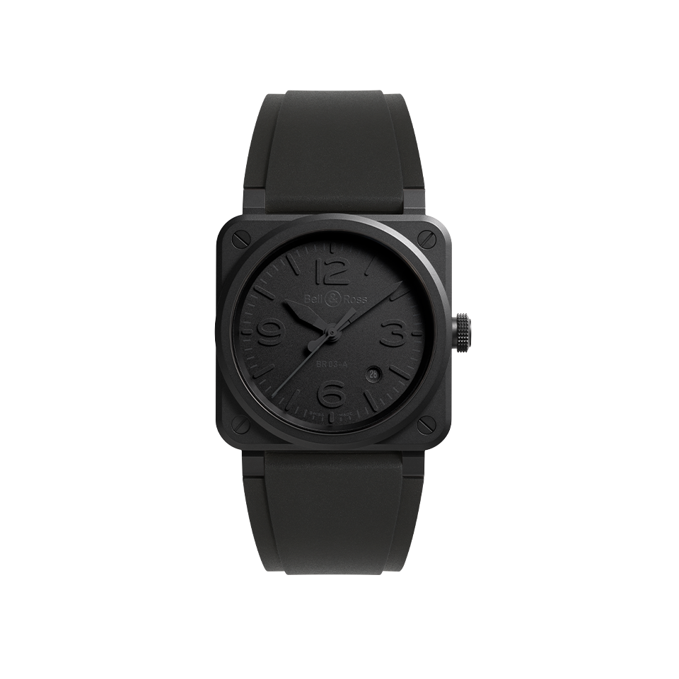 Bell & Ross BR 03 Phantom 41.00mm BR03A-PH-CE/SRB Hardy Brothers Jewellers