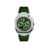Bell & Ross BR 05 Chrono Green Steel Rubber Strap 42.00mm Hardy Brothers Jewellers