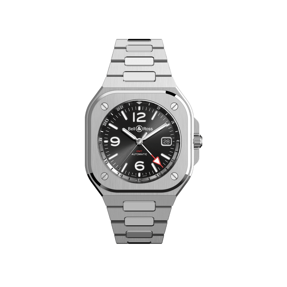 Bell & Ross BR-05 Automatic GMT 40mm Watch BR05G-BL-ST/SST