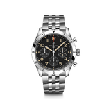 Breitling Classic AVI Chronograph 42 P-51 Mustang Steel Bracelet Watch A233803A1B1A1 Hardy Brothers Jewellers