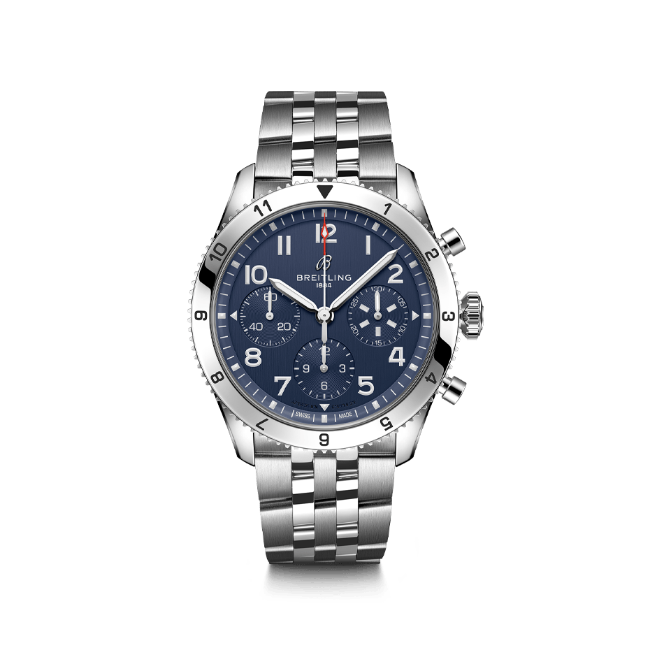 Breitling Classic AVI Chronograph 42 Tribute to Vought F4U Corsair | Hardy Brothers Jewellers