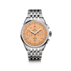 Watch Breitling Premier B01 Chronograph 42 Salmon Dial Stainless Steel Bracelet Hardy Brothers Jewellers