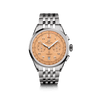 Watch Breitling Premier B01 Chronograph 42 Salmon Dial Stainless Steel Bracelet Hardy Brothers Jewellers