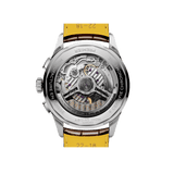 Watch Breitling Premier B01 Chronograph 42 Silver Dial Stainless Steel Alligator Strap Hardy Brothers Jewellers