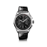 Watch Breitling Premier B01 Chronograph 42 Black Dial Stainless Steel Alligator Strap Hardy Brothers Jewellers