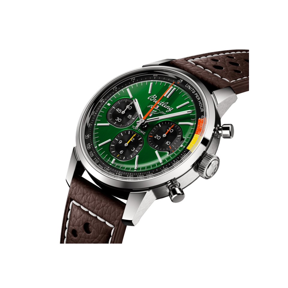 Watch Breitling Top Time B01 Classic Cars Ford Mustang Hardy Brothers Jewellers