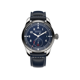 Bremont Fury Stainless Steel Automatic Watch with Blue Dial and Blue Leather Strap Hardy Brothers Jewellers