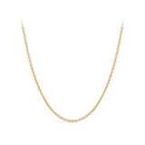 Cable Link Chain Necklace in 18ct Rose Gold - Hardy Brothers Jewellers