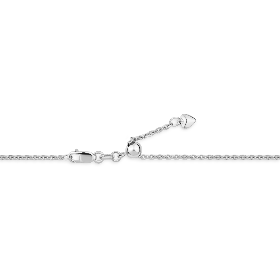 500mm Cable Link Chain Necklace in 18ct White Gold Hardy Brothers Jewellers