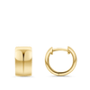 Cigar Huggie Earrings in 18ct Yellow Gold | Hardy Brothers Jewellers