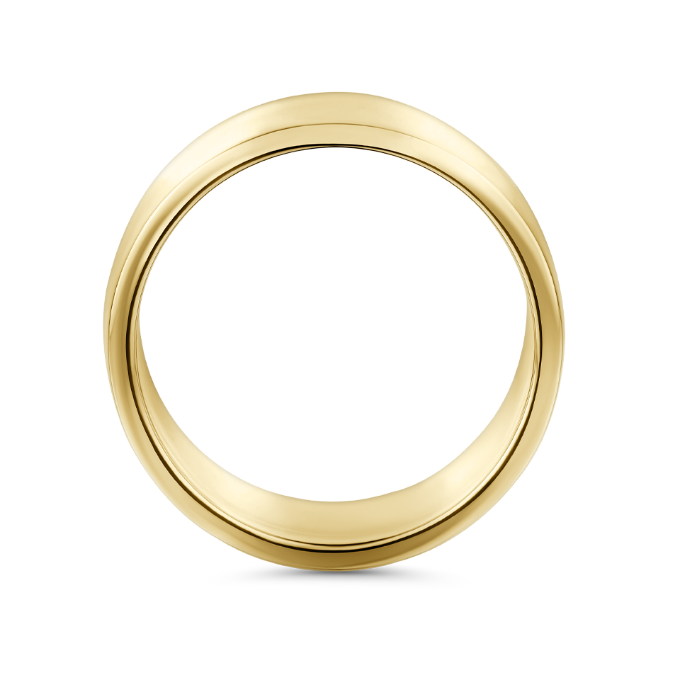 Cigar Ring in 18ct Yellow Gold Hardy Brothers Jewellers