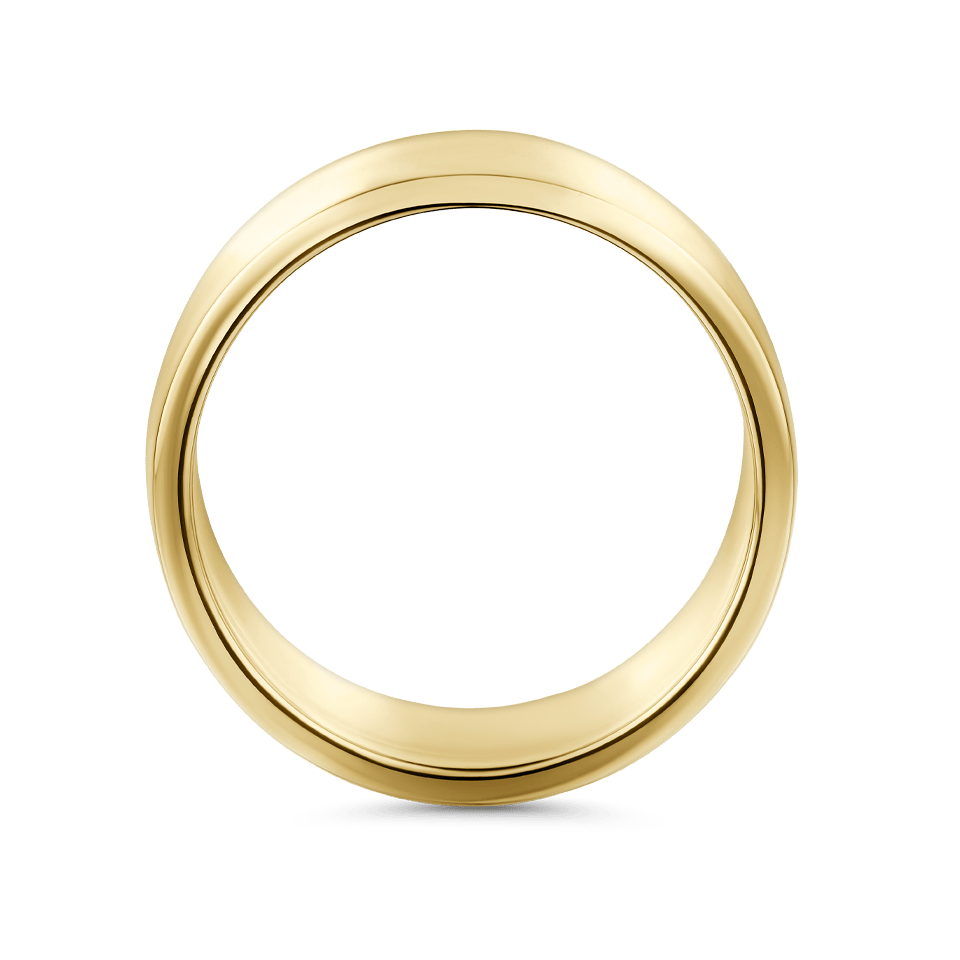 Cigar Ring in 18ct Yellow Gold | Hardy Brothers Jewellers