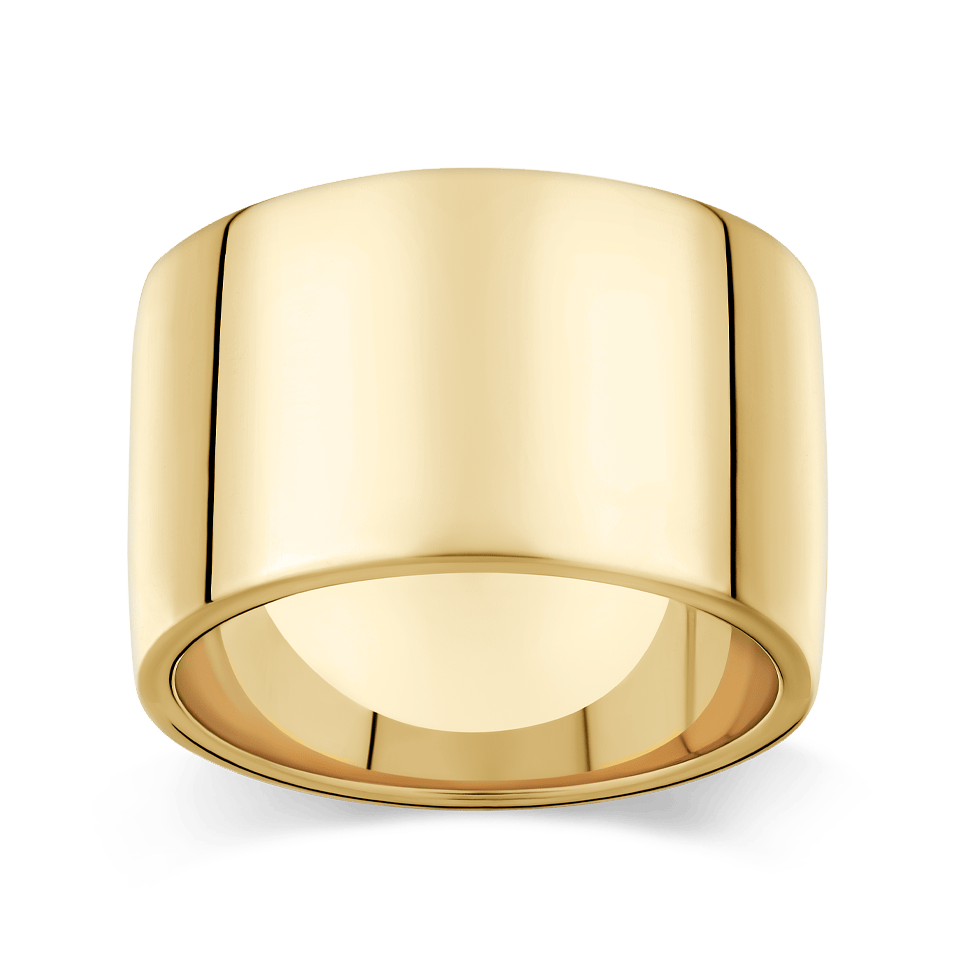 Cigar Ring in 18ct Yellow Gold | Hardy Brothers Jewellers