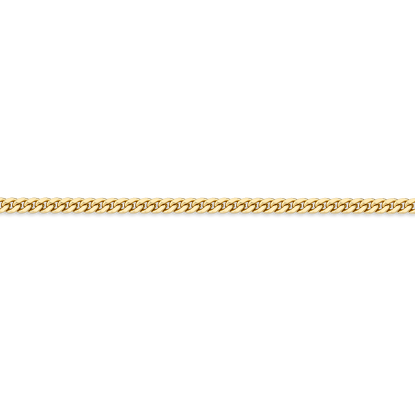 190mm Miami Link Chain Bracelet in 18ct Yellow Gold Hardy Brothers Jewellers