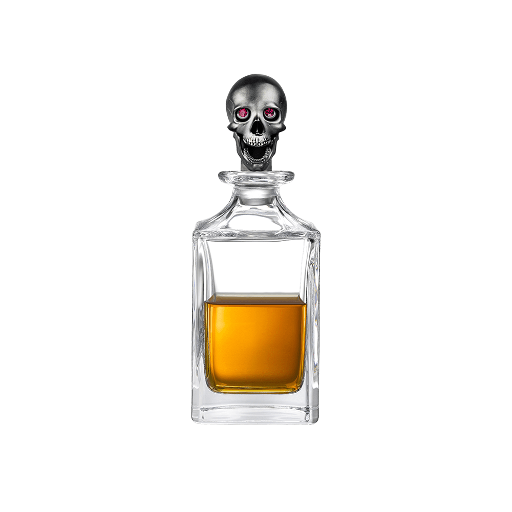 Deakin & Francis Black Skull Crystal Decanter Deakin & Francis