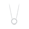 Circle Diamond Necklace 18ct White Gold - Hardy Brothers