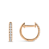 Ear Party Rose Gold Diamond Huggie Earrings in 18ct Gold