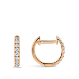 Ear Party Diamond Huggie Earrings in 18ct Rose Gold Hardy Brothers Jewellers